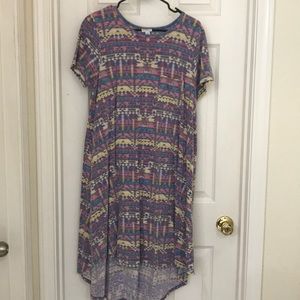 Vintage wash Lularoe carly dress